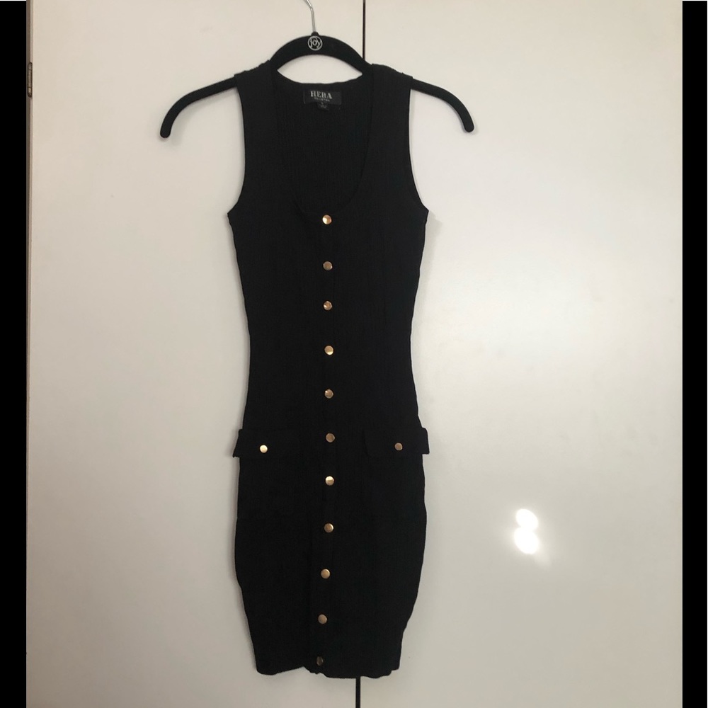 Black Bodycon Dress S